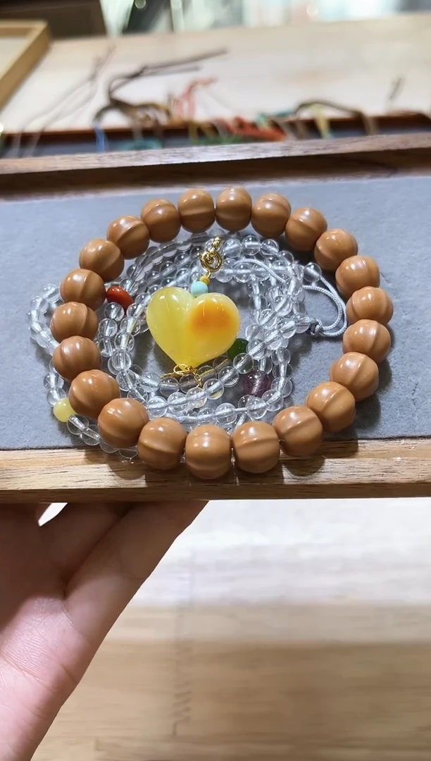 把件非洲紫檀（红花梨）C***y随型手串·