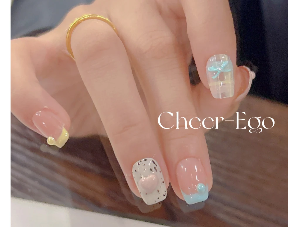 【夏日冰淇淋】Cheer-ego夏天纯手工高品质穿戴甲C043（预售）