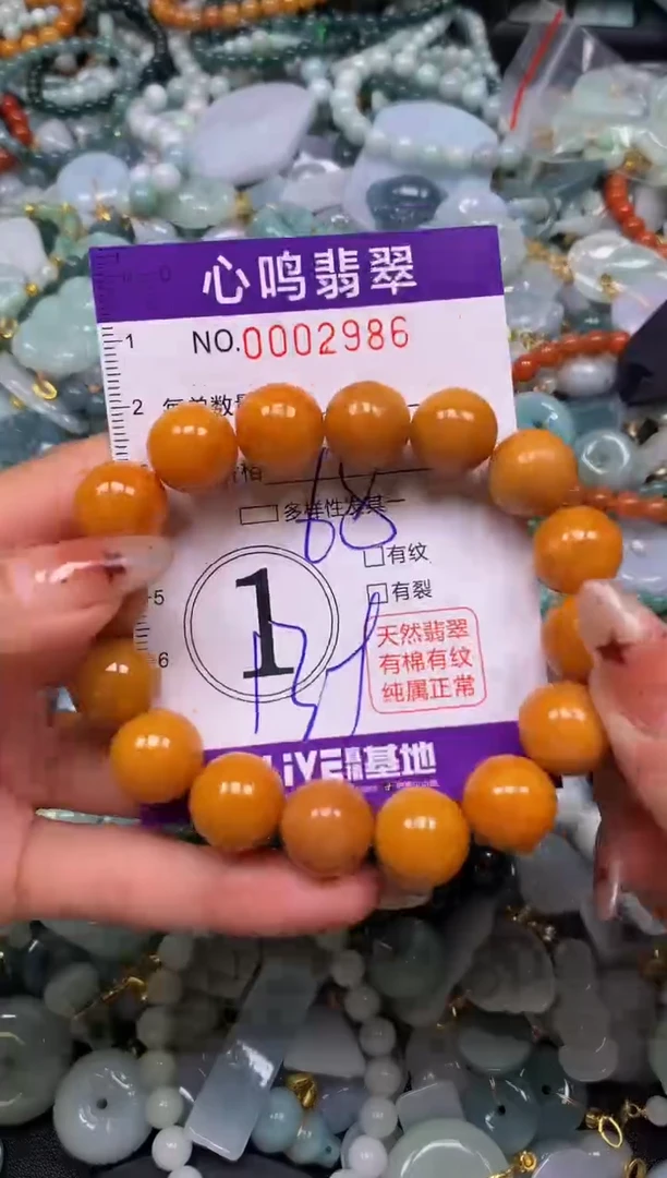 翡翠未镶嵌颈饰闪购002986