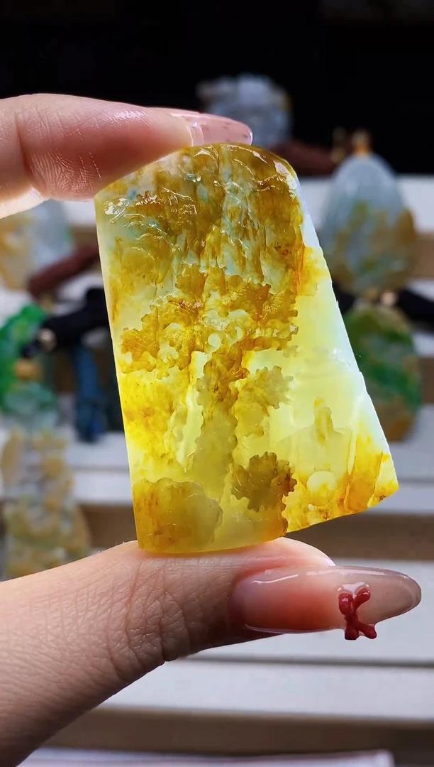 颈饰未镶嵌翡翠翡翠A货