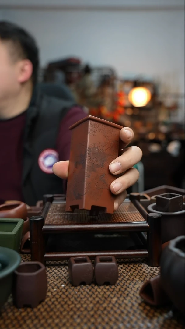 【闪购商品】紫砂花盆長木軒精品紫砂