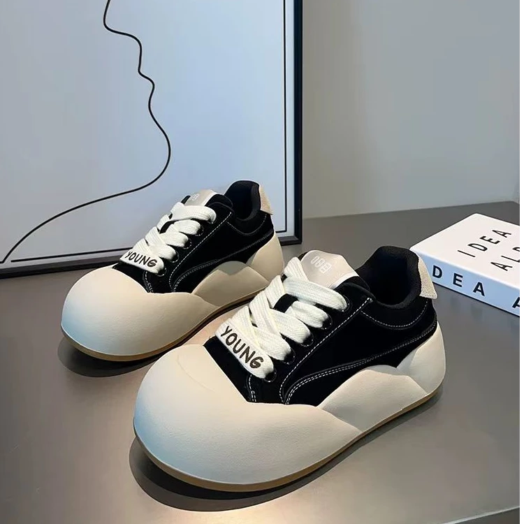 「年终清仓」面包鞋2025新款呢舒适百搭女鞋3813-D