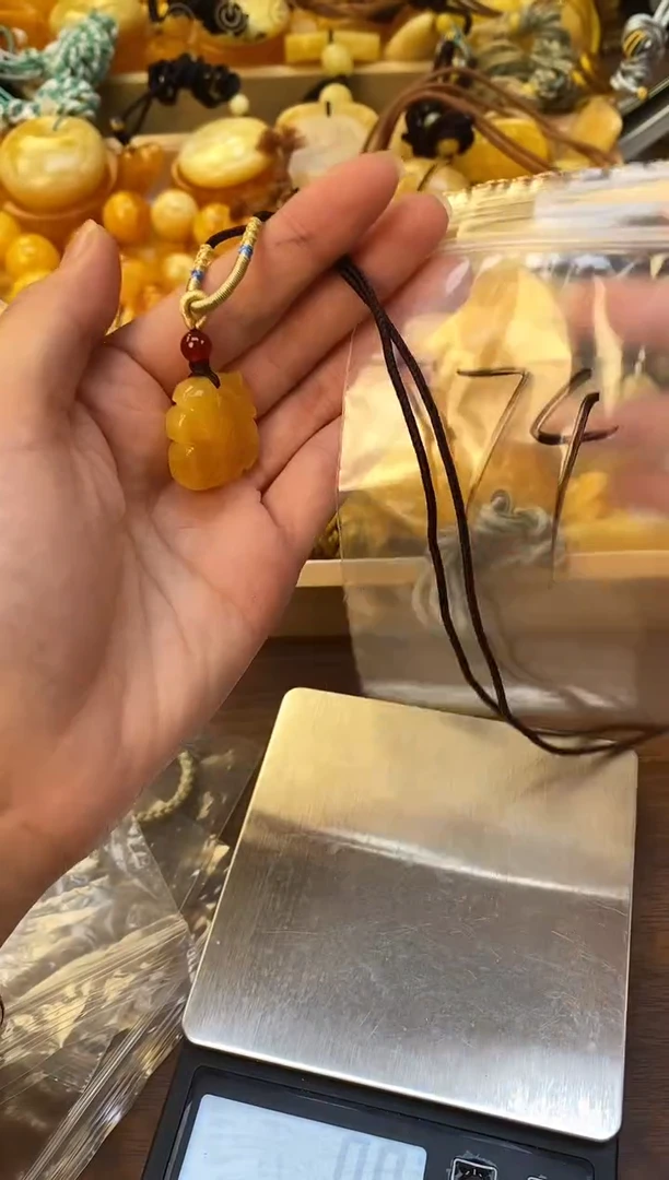 裸石琥珀未镶嵌天然琥珀蜜蜡