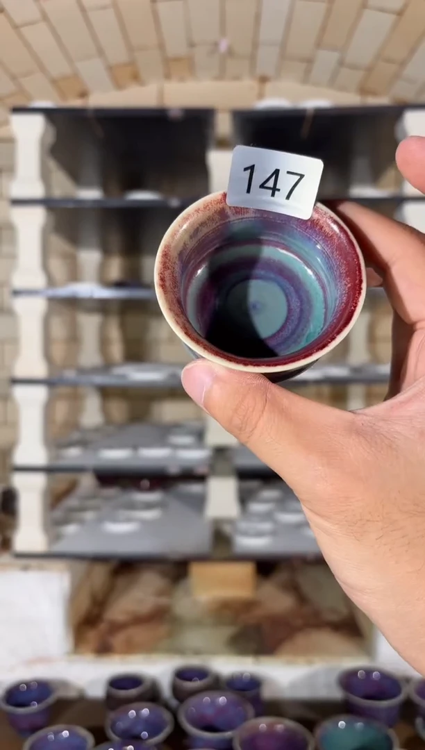 杯精品窑变钧瓷茶器