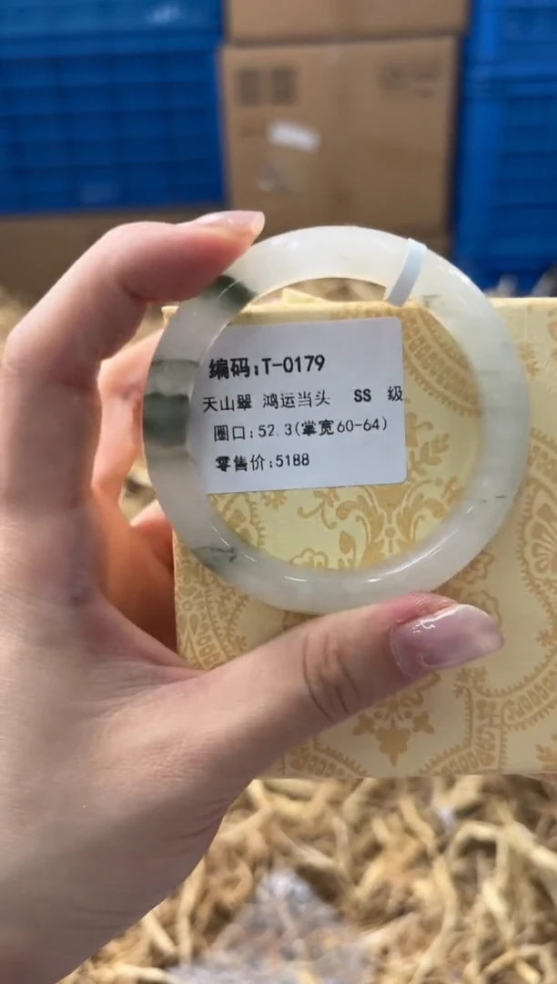 未镶嵌手镯石英质玉T-0179