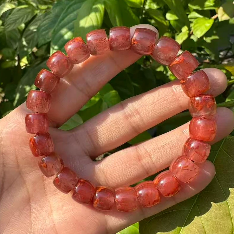 高品质南红直切手串卡11无酸洗注胶