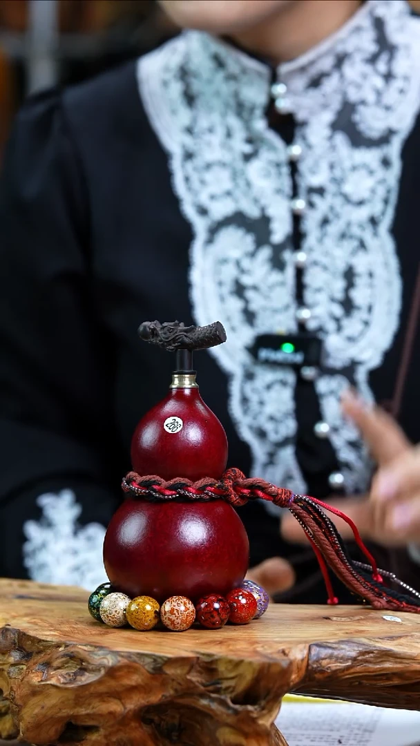 【闪购商品】266—光岳葫天然大漆酒葫芦不含漆珠