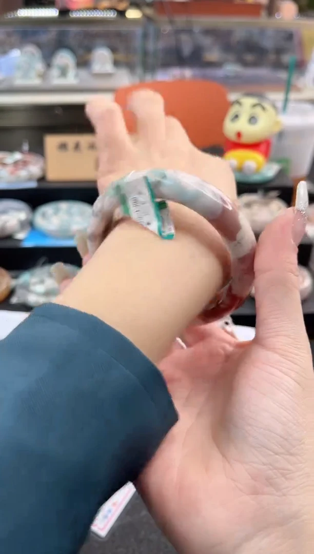 未镶嵌手镯石英质玉尘*丷圈口（赠品镯心）