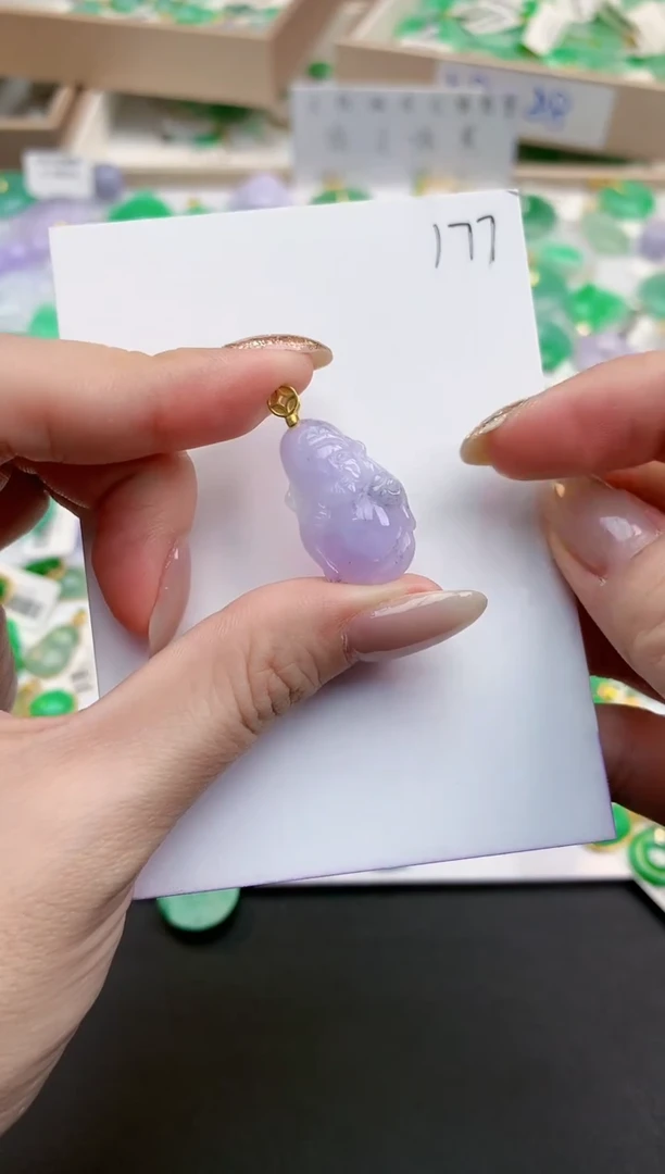 颈饰未镶嵌翡翠天然缅甸A货翡翠