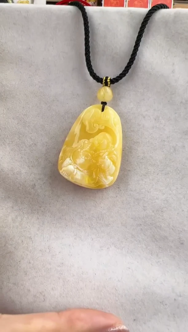 【闪购商品】琥珀裸石未镶嵌10126103-吊坠