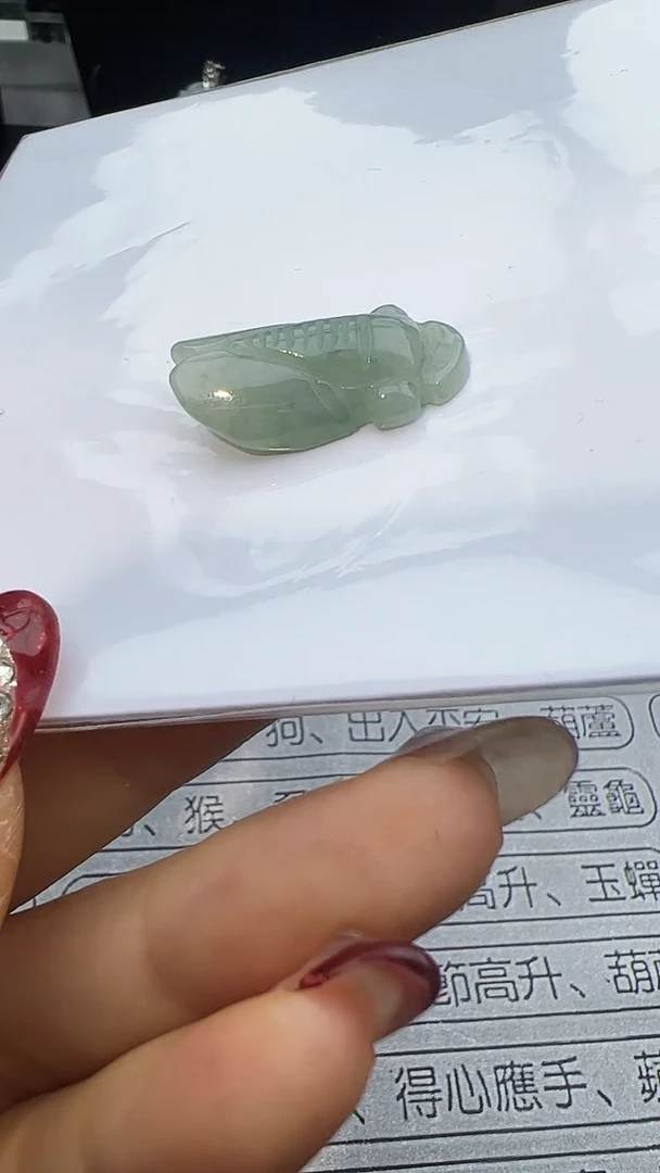 【闪购商品】翡翠挂件未镶嵌一鸣惊人