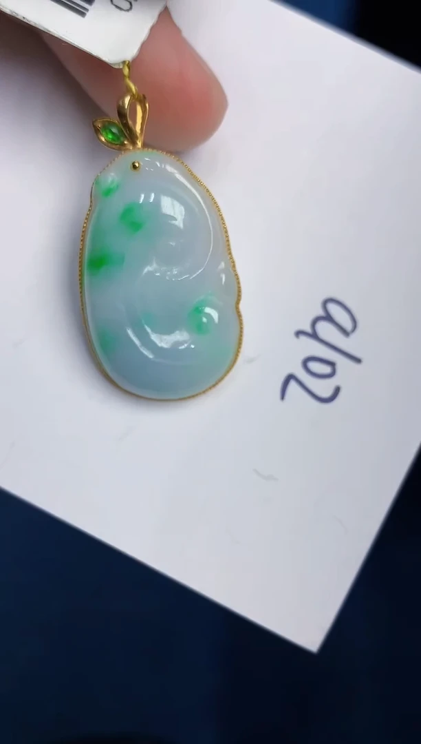 【闪购商品】翡翠颈饰18K金镶嵌000000000