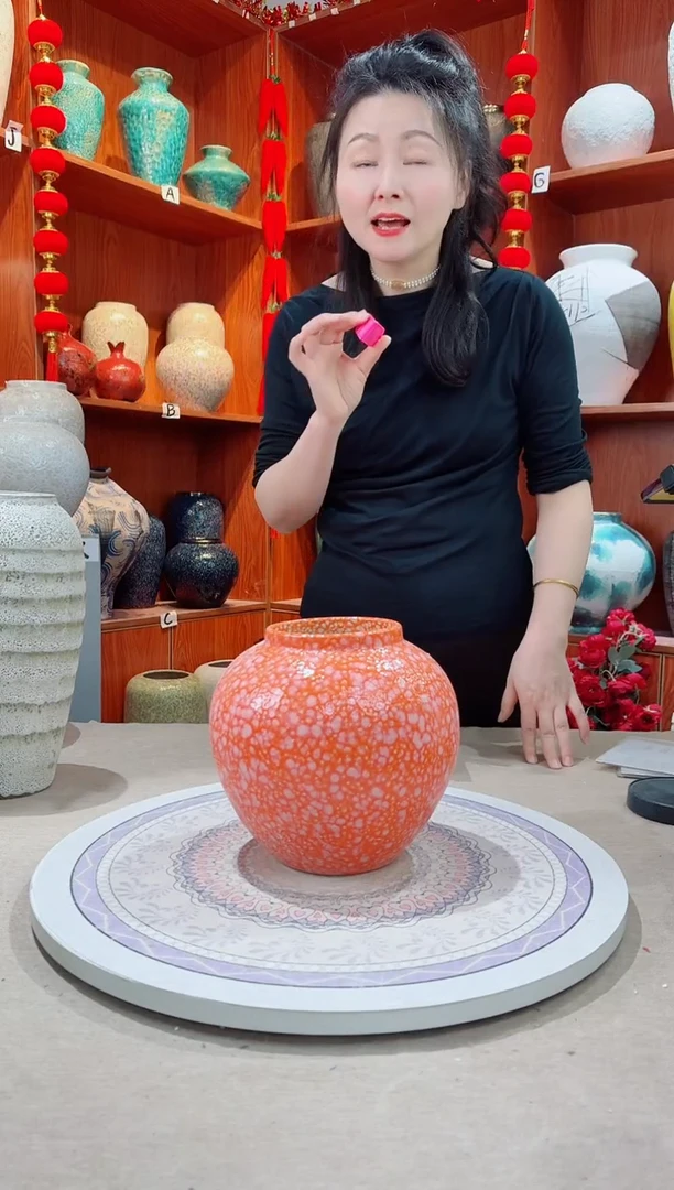 【闪购商品】瓶陶瓷花瓶 无花 微瑕a315