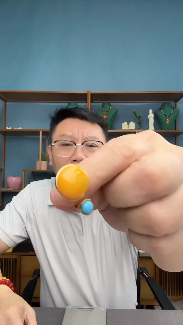裸石琥珀未镶嵌43（有瑕介意勿拍）