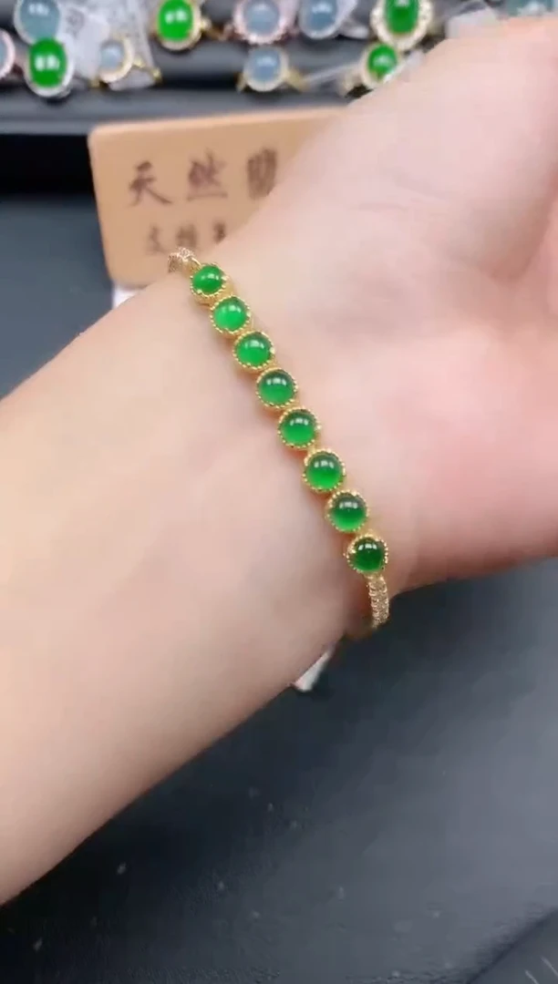 银S925镶嵌戒指翡翠1111111