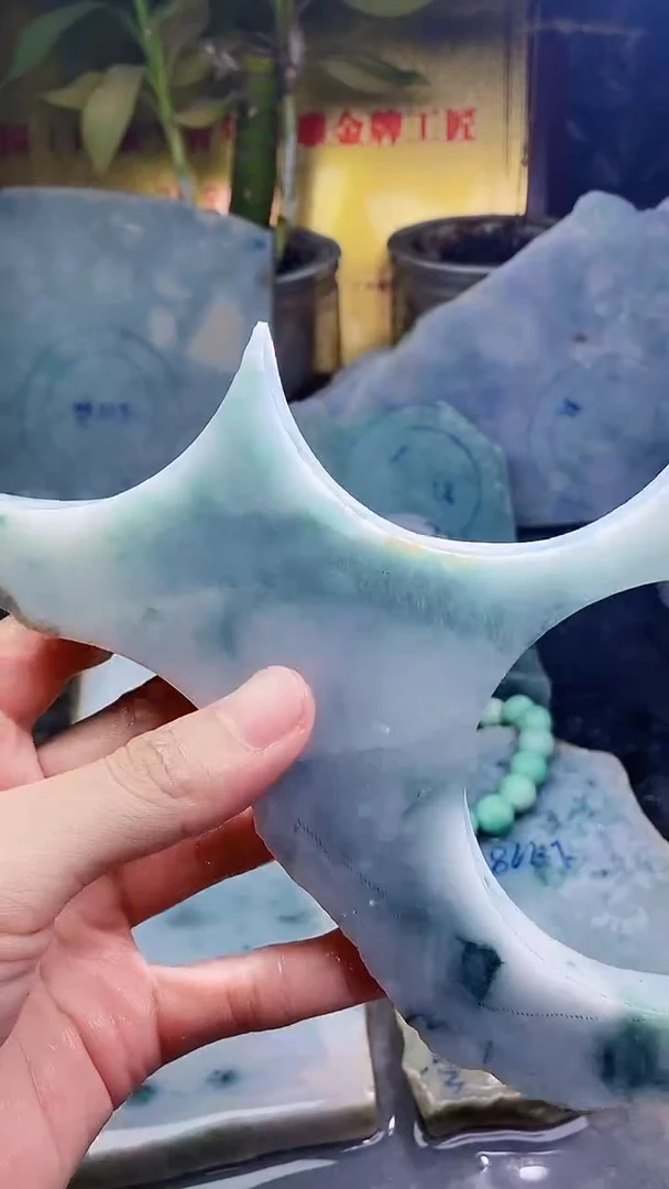 未镶嵌挂件翡翠小雨109