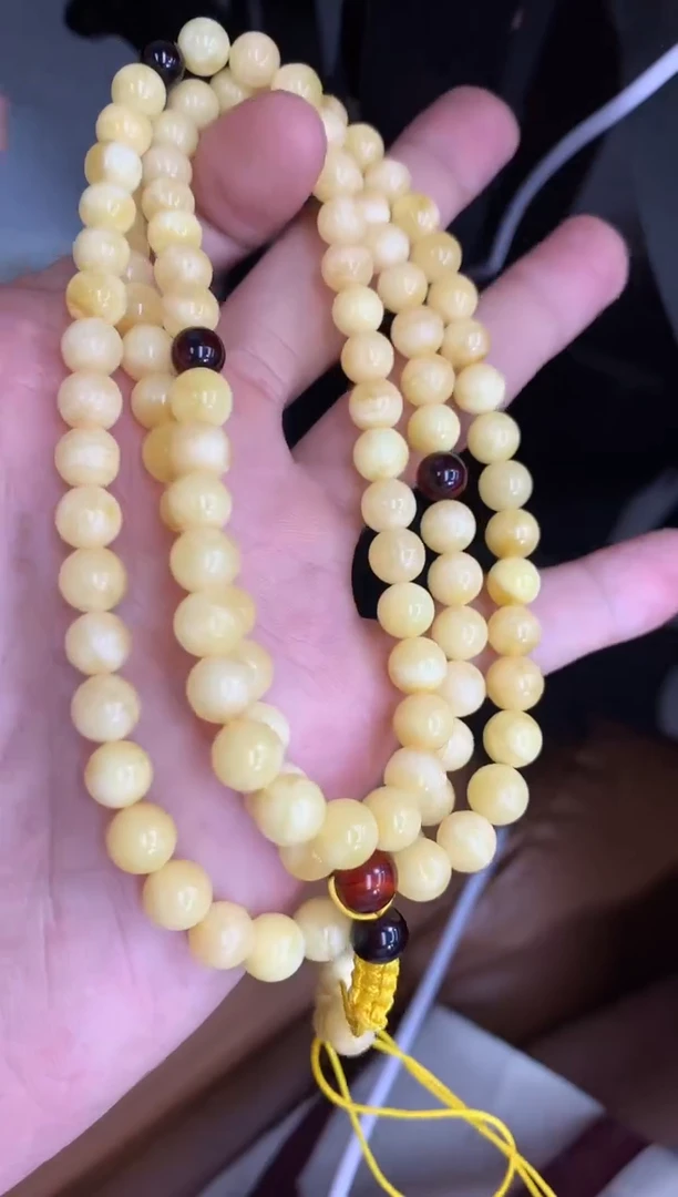 未镶嵌蜜蜡裸石链子