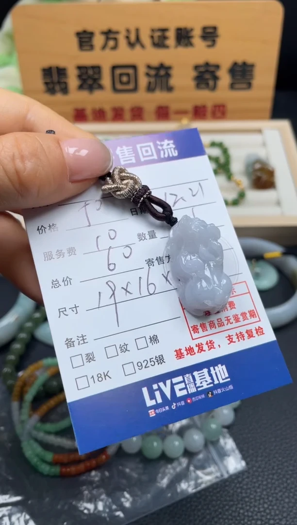 颈饰未镶嵌翡翠10152286