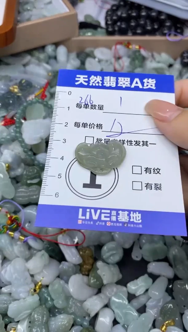 颈饰未镶嵌翡翠天然翡翠A货批量多样性发一件