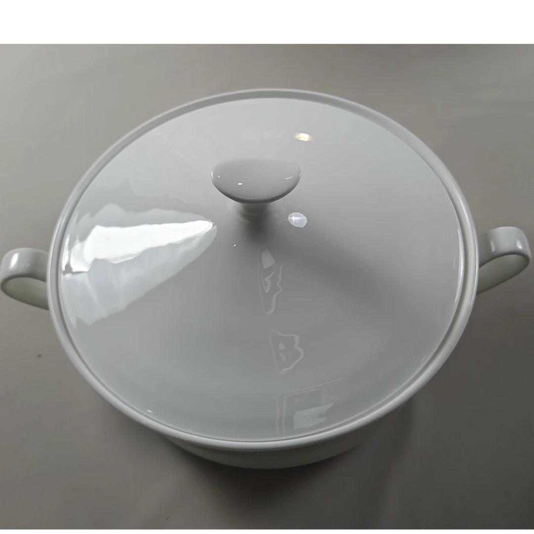 纯色骨瓷好运汤碗