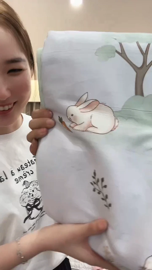 棉棉D07兔子四件套