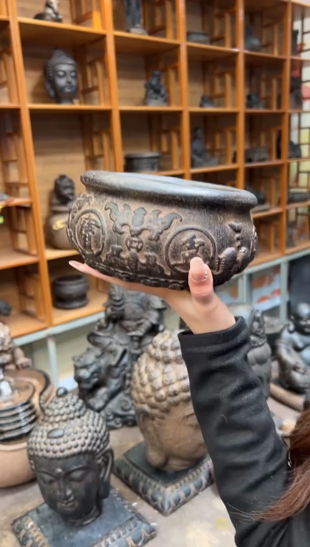 陶土【火山泥】聚宝盆