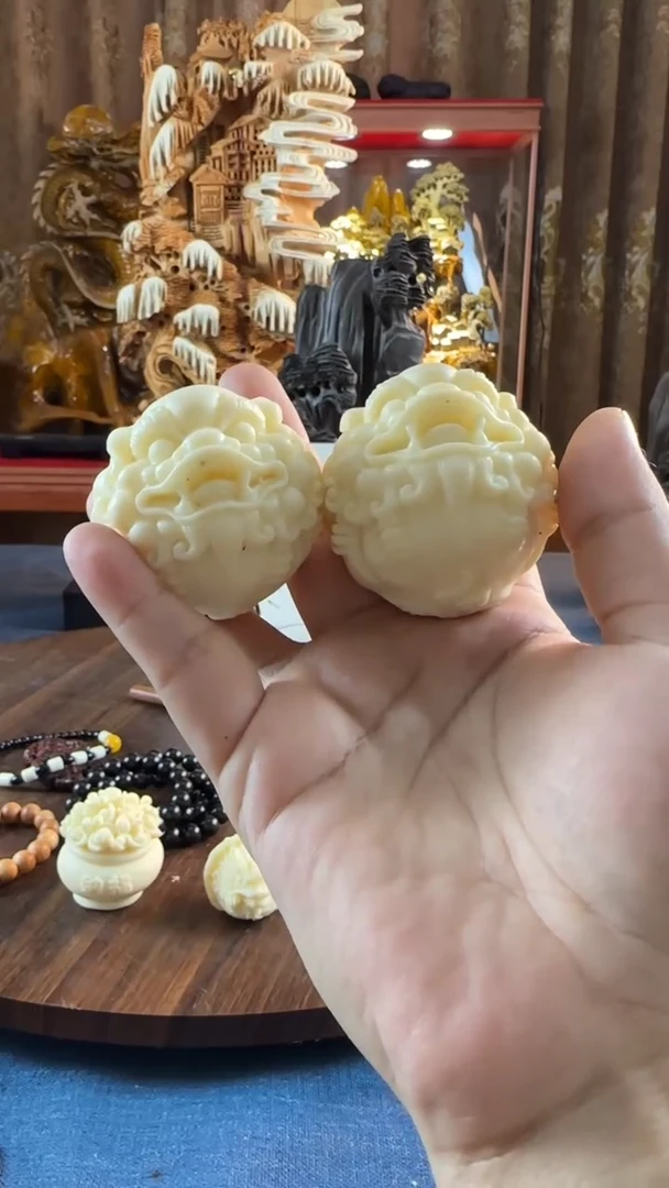 吊坠白玉菩提⇞****༆手把件