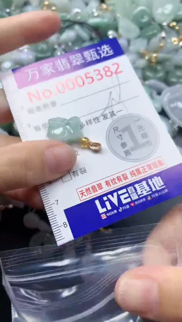 吊坠(不含链)未镶嵌翡翠5382