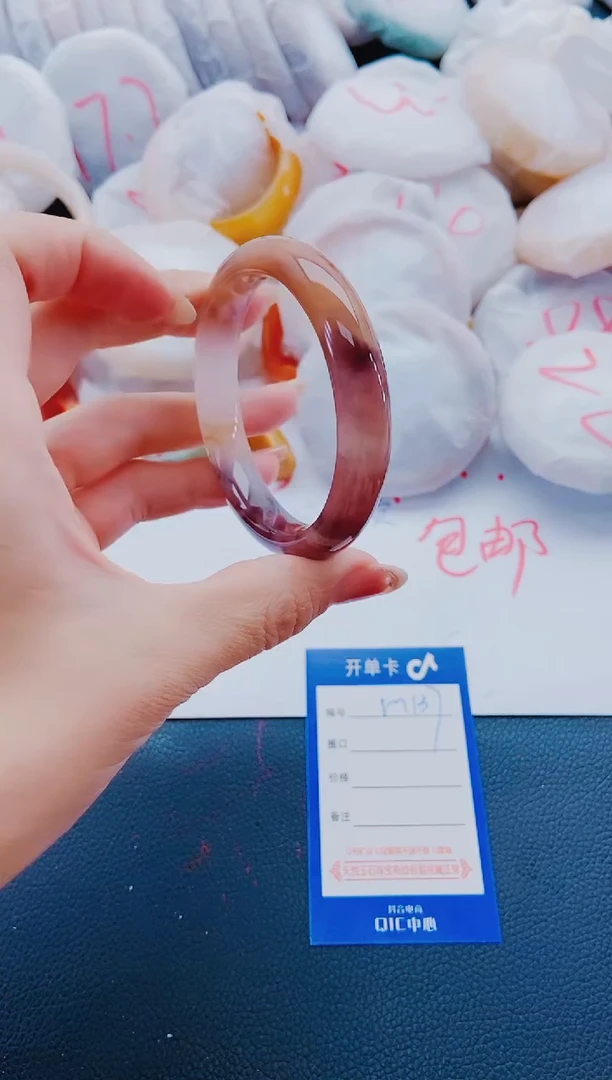 未镶嵌手镯石英质玉M137-56-57