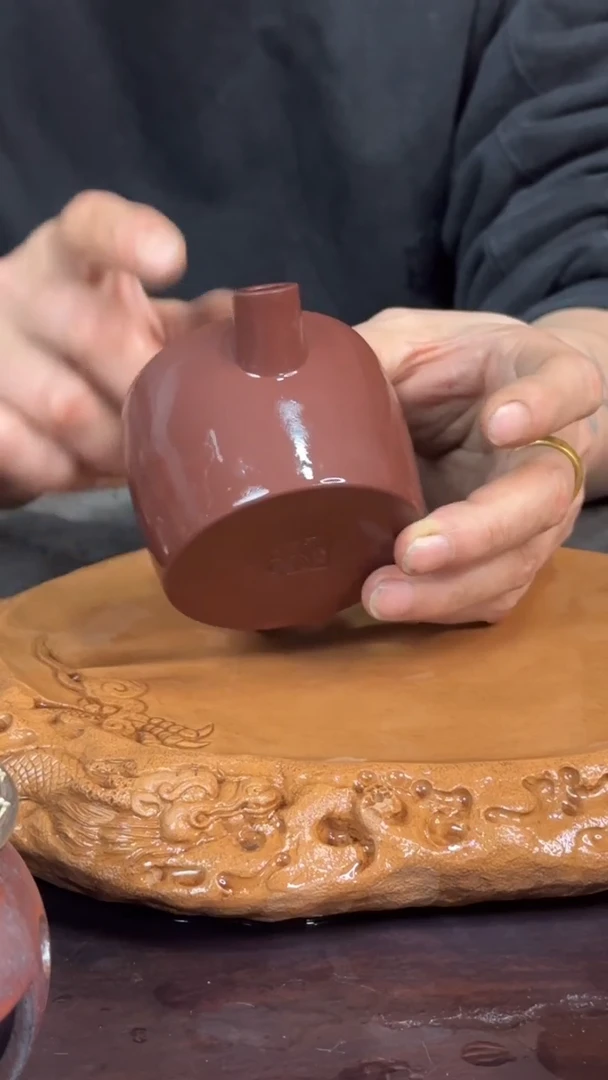 【闪购商品】紫砂全手工紫泥汉瓦