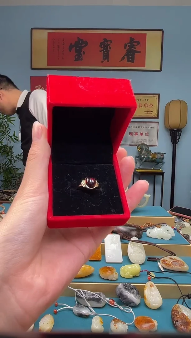 【闪购商品】玛瑙/玉髓戒指未镶嵌戒指
