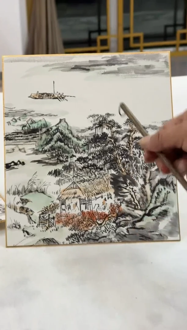 国画炳山艺术--兆老师作品