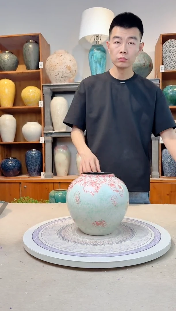 瓶陶瓷花瓶  曼波 小号 正品
