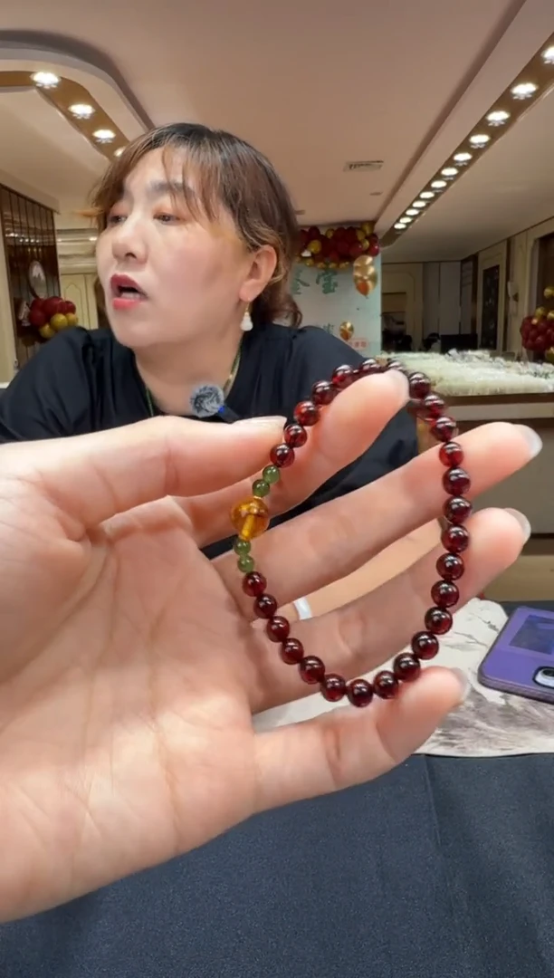 未镶嵌颈饰琥珀手串5（多样性发一）