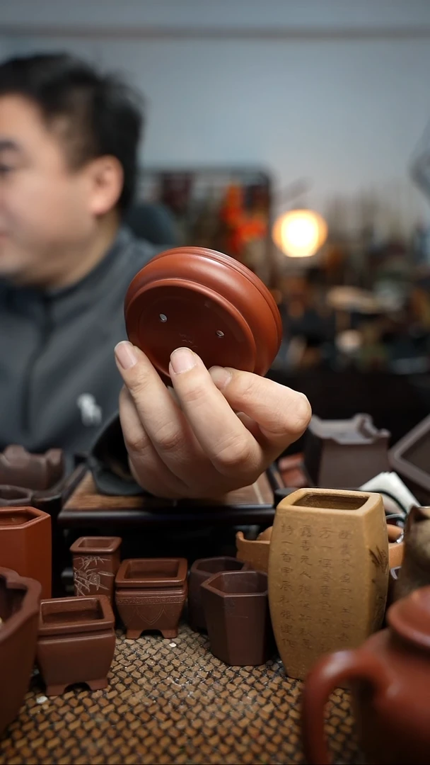 紫砂花盆長木軒精品紫砂