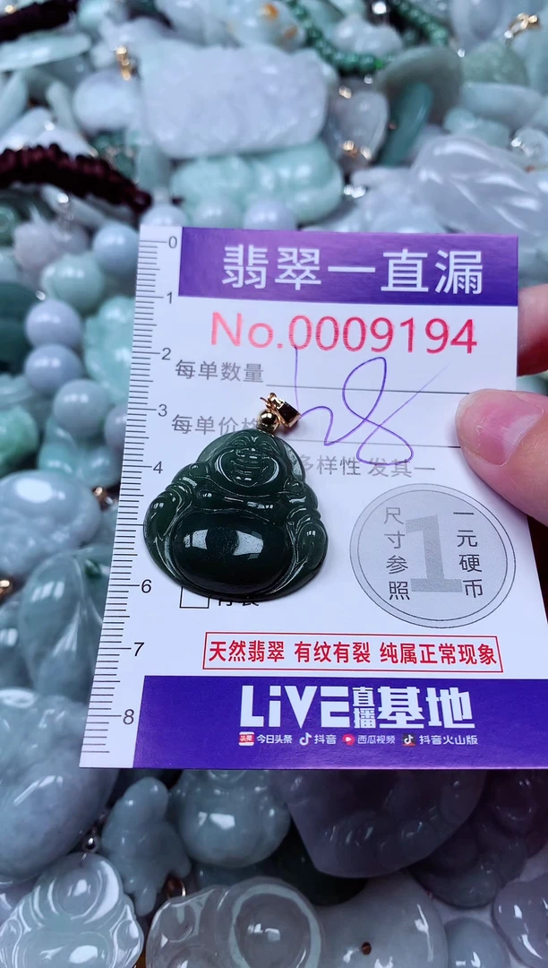 吊坠(不含链)未镶嵌翡翠9194
