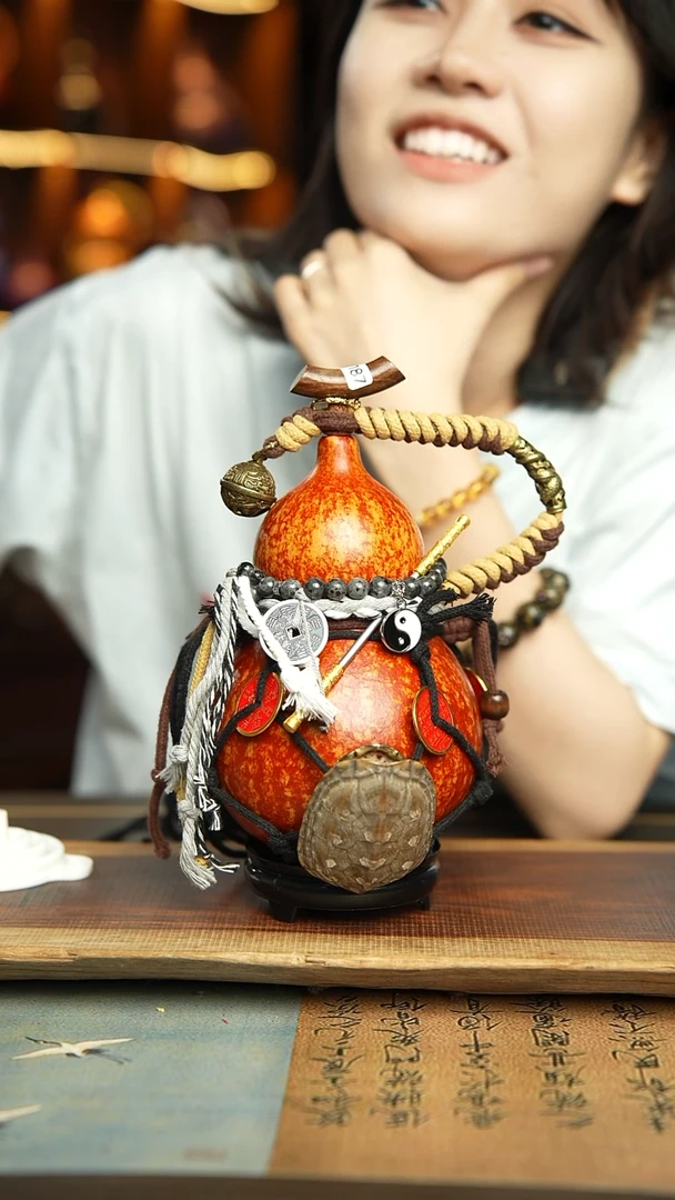 187号800ml左右非遗大漆酒葫芦