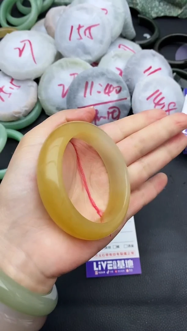 未镶嵌手镯石英质玉23+55/56