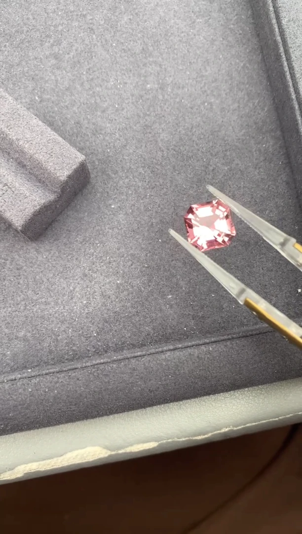 未镶嵌珠宝半成品碧玺6.6ct粉碧玺  定制  BH