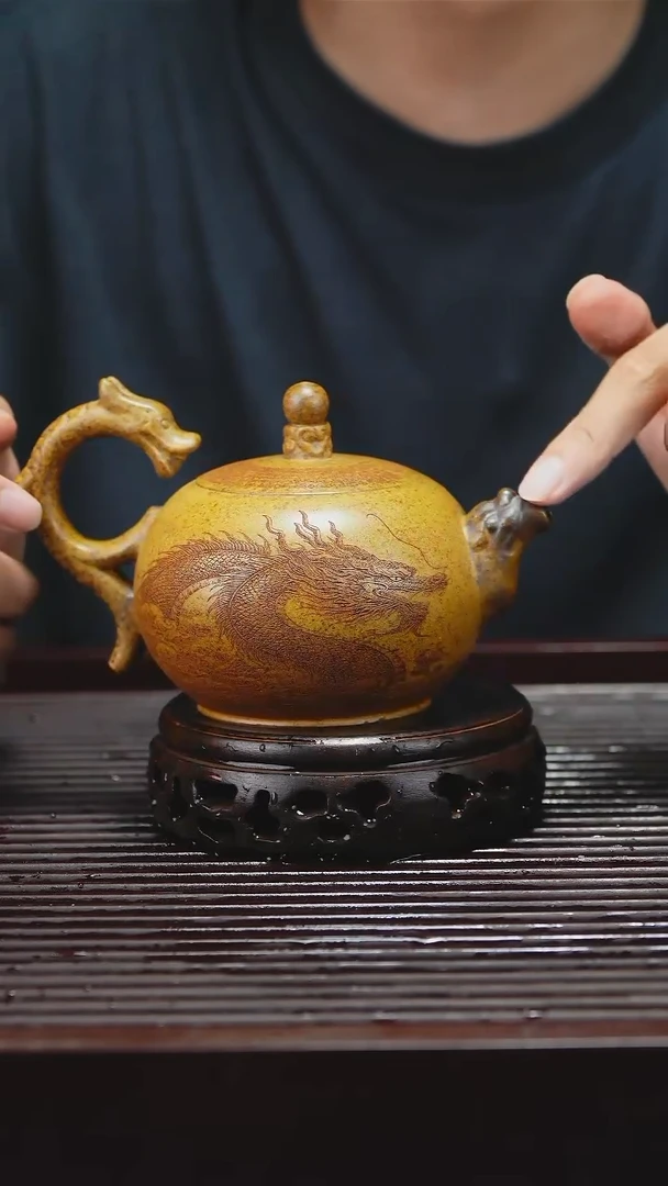 茶壶紫砂黄龙山紫砂紫砂壶320CC