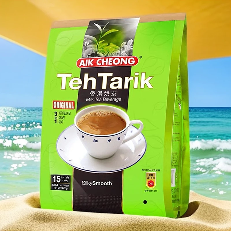益昌老街香滑原味奶茶粉巧克力速溶冲饮奶茶600g袋装马来西亚进口