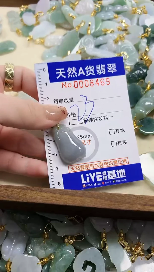 颈饰未镶嵌翡翠天然A货翡翠