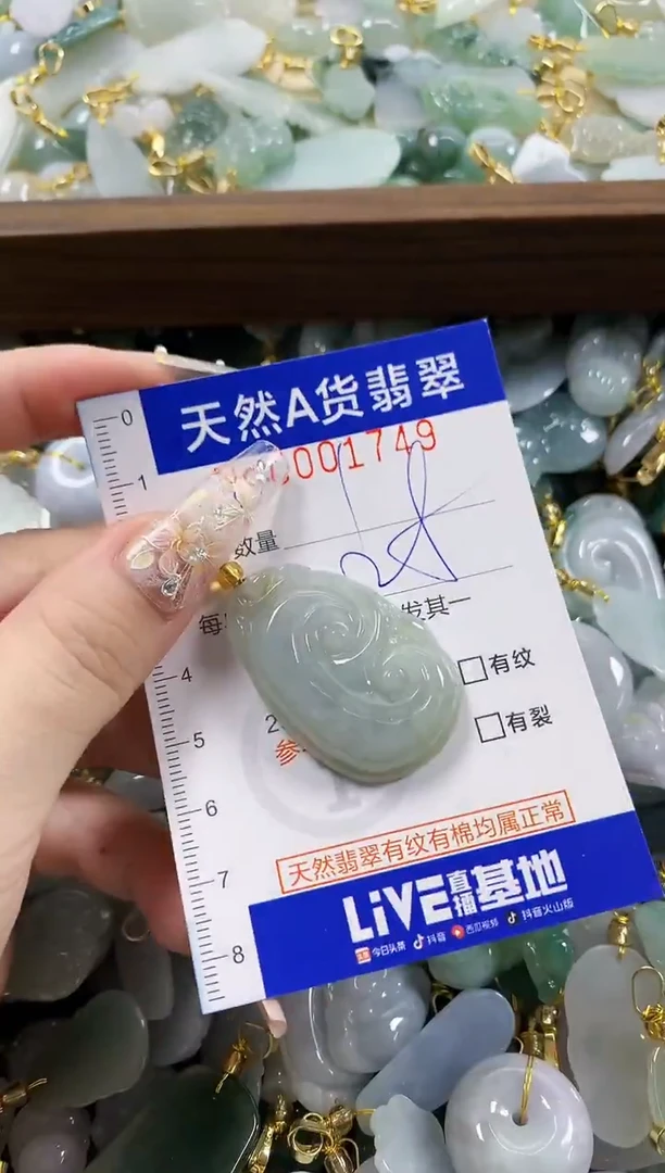 颈饰未镶嵌翡翠天然A货翡翠