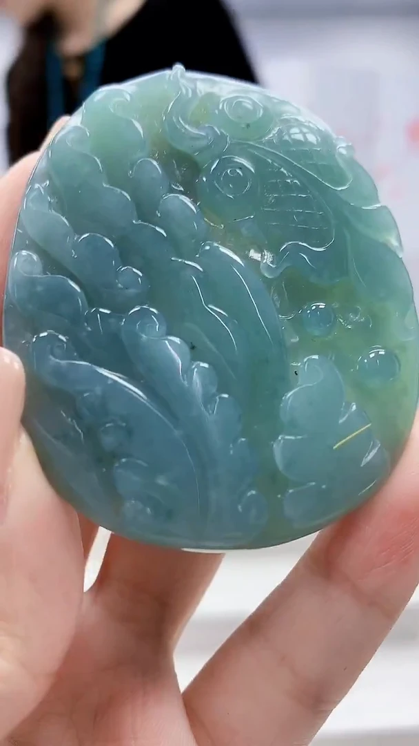 定制翡翠未镶嵌4829xx-毛货挂件97