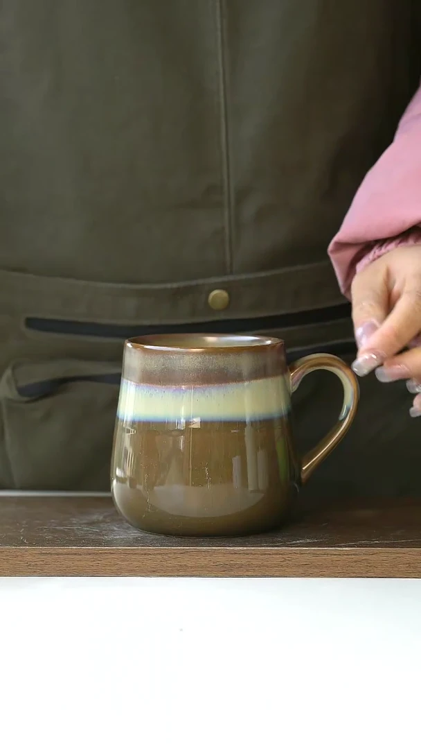 【闪购商品】陶瓷窑变大肚杯微瑕@4-2@