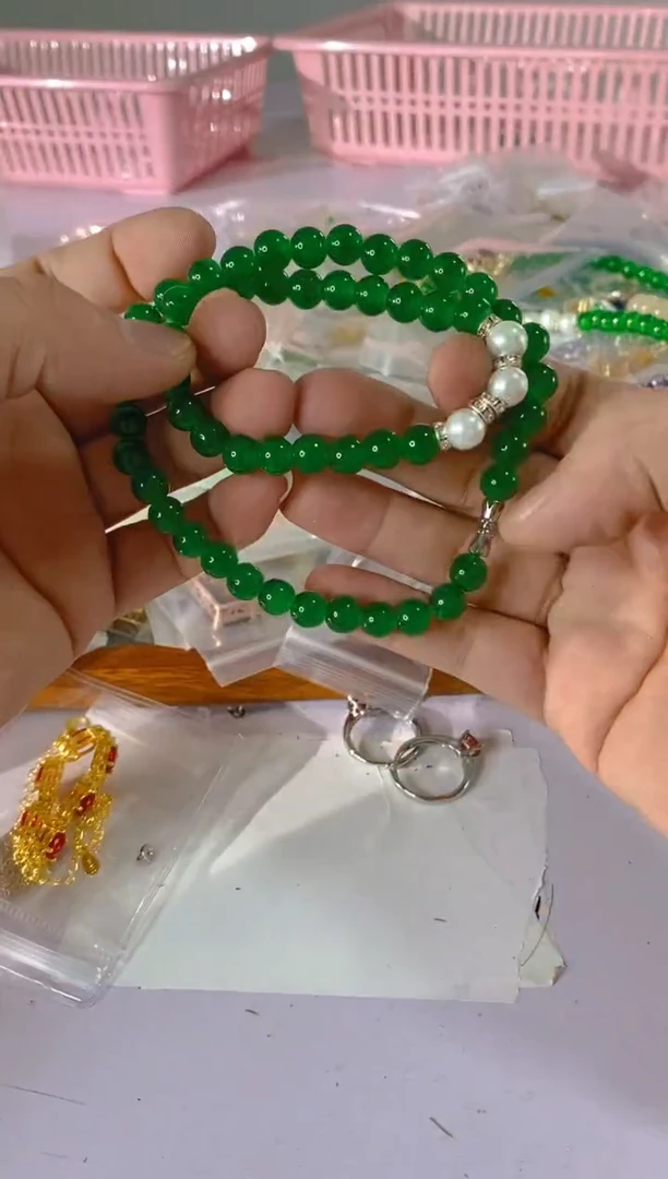 【闪购商品】水晶颈饰银S925镶嵌201红宝，蓝宝，多样性发一件赠链