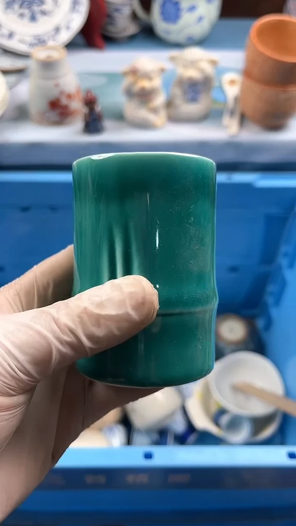 瓷片英歌瓷器满19.9包邮