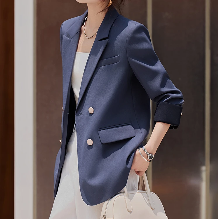 Mandsibil曼德西比利2025新款秋季高级感气质休闲小个子女小西服