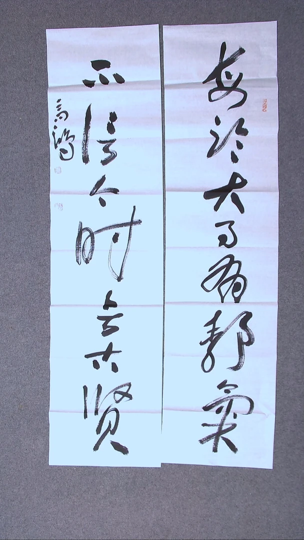 书法王高生 福建漳州 四尺对联