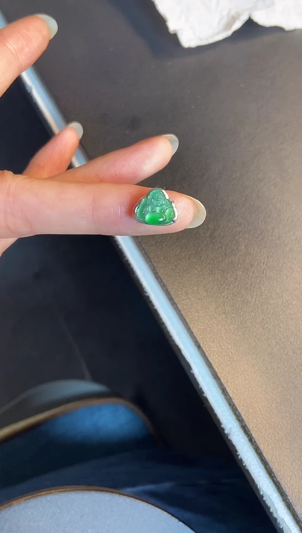 吊坠(不含链)银S925镶嵌翡翠1